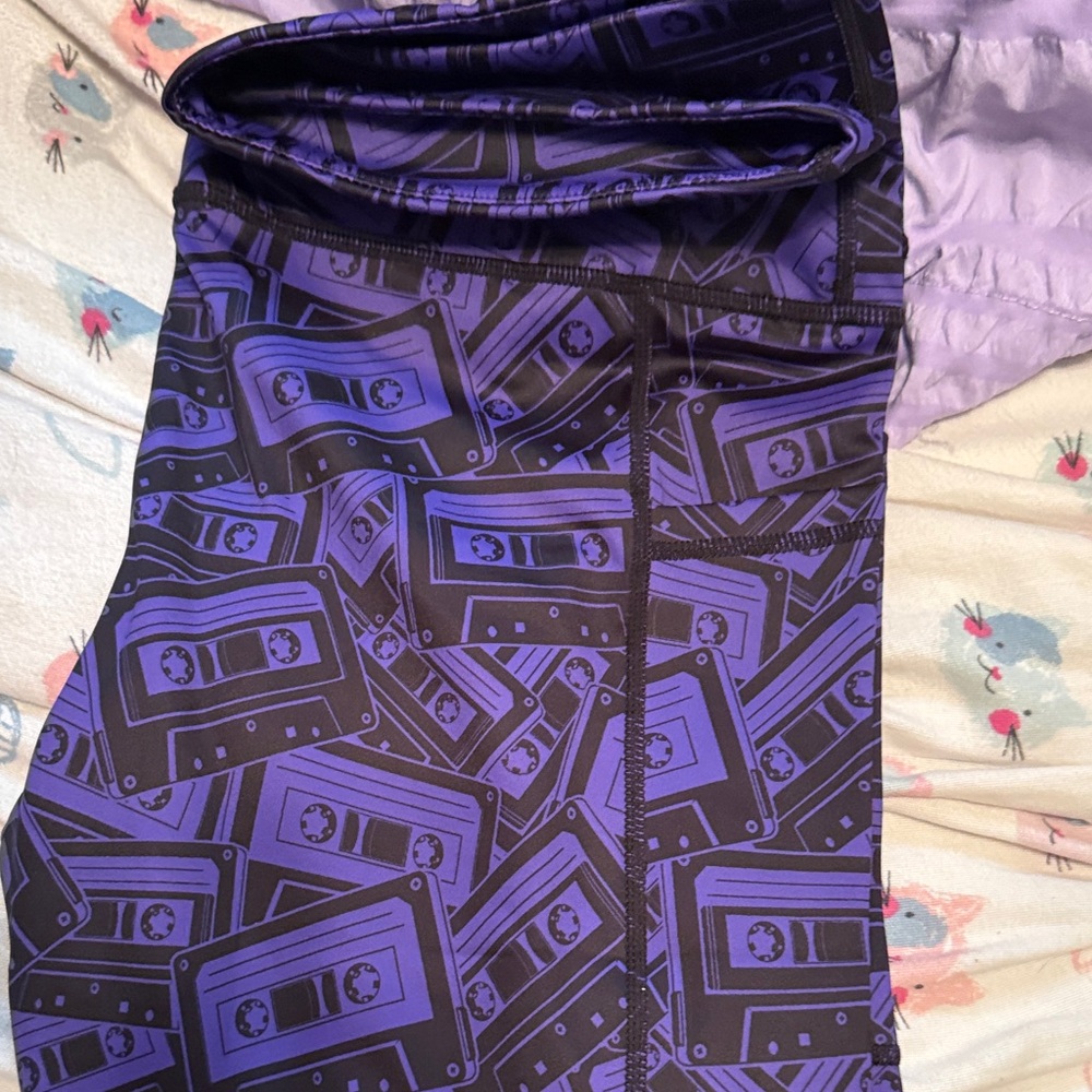 Constantly Varied Gear Purple Cassette Capri Leggings